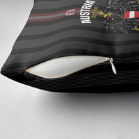 Austria Football Pillow Cover 2026 Go Das Team Striped Style - Wonder Print Shop
