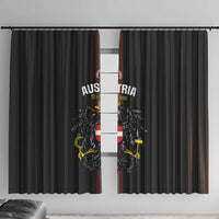 Austria Football Window Curtain 2026 Go Das Team Striped Style - Wonder Print Shop