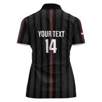 Custom Austria Football Women Polo Shirt 2026 Go Das Team Striped Style - Wonder Print Shop
