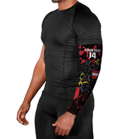 Custom Austria Football Arm Sleeves 2026 Das Team Black Eagle - Wonder Print Shop