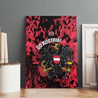 Austria Football Canvas Wall Art 2026 Das Team Black Eagle - Wonder Print Shop