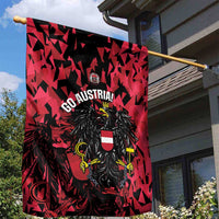 Austria Football Garden Flag 2026 Das Team Black Eagle - Wonder Print Shop