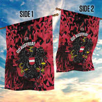 Austria Football Garden Flag 2026 Das Team Black Eagle - Wonder Print Shop