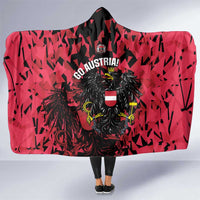 Austria Football Hooded Blanket 2026 Das Team Black Eagle - Wonder Print Shop