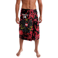 Custom Austria Football Lavalava 2026 Das Team Black Eagle - Wonder Print Shop