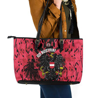 Austria Football Leather Tote Bag 2026 Das Team Black Eagle - Wonder Print Shop