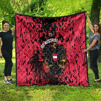 Austria Football Quilt 2026 Das Team Black Eagle - Wonder Print Shop