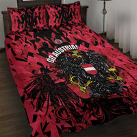 Austria Football Quilt Bed Set 2026 Das Team Black Eagle - Wonder Print Shop