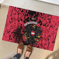 Austria Football Rubber Doormat 2026 Das Team Black Eagle - Wonder Print Shop