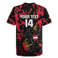 Custom Austria Football Rugby Jersey 2026 Das Team Black Eagle - Wonder Print Shop