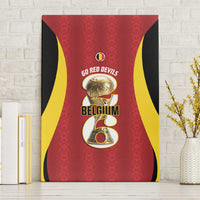 Belgium Football Canvas Wall Art 2026 Go De Rode Duivels - Wonder Print Shop