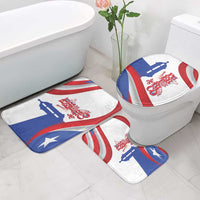 Puerto Rico Bathroom Set Puerto Rican Proud El Morro Flag Wave Style