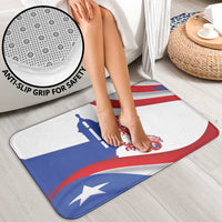 Puerto Rico Bathroom Set Puerto Rican Proud El Morro Flag Wave Style