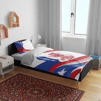 Puerto Rico Bedding Set Puerto Rican Proud El Morro Flag Wave Style