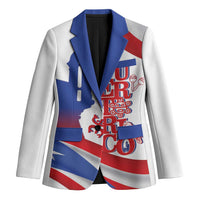 Puerto Rico Blazer Puerto Rican Proud El Morro Flag Wave Style