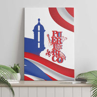 Puerto Rico Canvas Wall Art Puerto Rican Proud El Morro Flag Wave Style