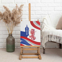 Puerto Rico Canvas Wall Art Puerto Rican Proud El Morro Flag Wave Style