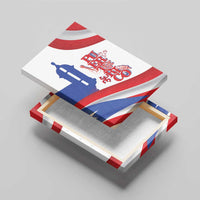 Puerto Rico Canvas Wall Art Puerto Rican Proud El Morro Flag Wave Style