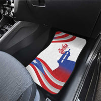 Puerto Rico Car Mats Puerto Rican Proud El Morro Flag Wave Style