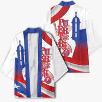Puerto Rico Kimono Puerto Rican Proud El Morro Flag Wave Style