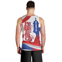 Puerto Rico Men Tank Top Puerto Rican Proud El Morro Flag Wave Style