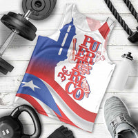 Puerto Rico Men Tank Top Puerto Rican Proud El Morro Flag Wave Style