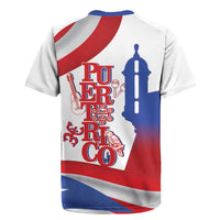 Puerto Rico Rugby Jersey Puerto Rican Proud El Morro Flag Wave Style