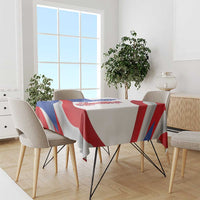 Puerto Rico Tablecloth Puerto Rican Proud El Morro Flag Wave Style