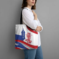 Puerto Rico Tote Bag Puerto Rican Proud El Morro Flag Wave Style