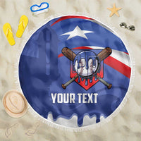 Puerto Rico 2026 Baseball Custom Beach Blanket Go Puerto Rican El Morro Drip Style
