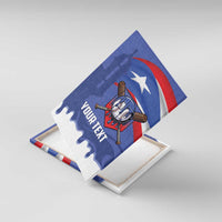 Puerto Rico 2026 Baseball Custom Canvas Wall Art Go Puerto Rican El Morro Drip Style