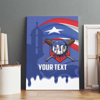 Puerto Rico 2026 Baseball Custom Canvas Wall Art Go Puerto Rican El Morro Drip Style