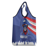 Puerto Rico 2026 Baseball Custom Grocery Bag Go Puerto Rican El Morro Drip Style