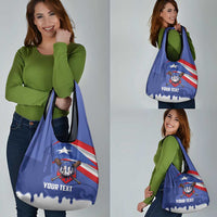 Puerto Rico 2026 Baseball Custom Grocery Bag Go Puerto Rican El Morro Drip Style
