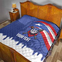 Puerto Rico 2026 Baseball Custom Quilt Go Puerto Rican El Morro Drip Style