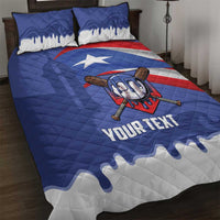 Puerto Rico 2026 Baseball Custom Quilt Bed Set Go Puerto Rican El Morro Drip Style
