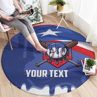 Puerto Rico 2026 Baseball Custom Round Carpet Go Puerto Rican El Morro Drip Style