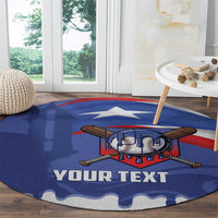 Puerto Rico 2026 Baseball Custom Round Carpet Go Puerto Rican El Morro Drip Style