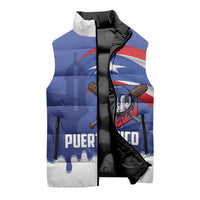 Puerto Rico 2026 Baseball Custom Sleeveless Puffer Jacket Go Puerto Rican El Morro Drip Style