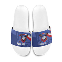 Puerto Rico 2026 Baseball Custom Slide Sandals Go Puerto Rican El Morro Drip Style