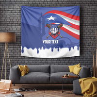 Puerto Rico 2026 Baseball Custom Tapestry Go Puerto Rican El Morro Drip Style