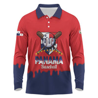 Panama 2026 Baseball Custom Long Sleeve Polo Shirt Go Champions Drip Style