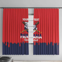 Panama 2026 Baseball Custom Window Curtain Go Champions Drip Style