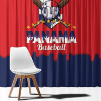 Panama 2026 Baseball Custom Window Curtain Go Champions Drip Style