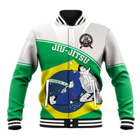 Brazil Jiujitsu Baseball Jacket BJJ 2024 Flag Vibes - Wonder Print Shop