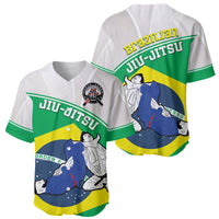 Brazil Jiujitsu Baseball Jersey BJJ 2024 Flag Vibes - Wonder Print Shop