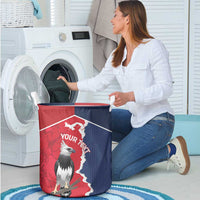 Panama 2026 Football Custom Laundry Basket Los Canaleros Harpy Eagle