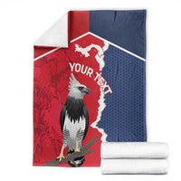 Panama 2026 Football Custom Blanket Los Canaleros Harpy Eagle