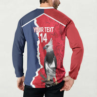 Panama 2026 Football Custom Button Sweatshirt Los Canaleros Harpy Eagle