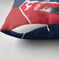 Panama 2026 Football Custom Pillow Cover Los Canaleros Harpy Eagle